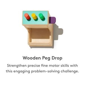 LovEvery Wooden Peg Drop from The Thinker Play Kit